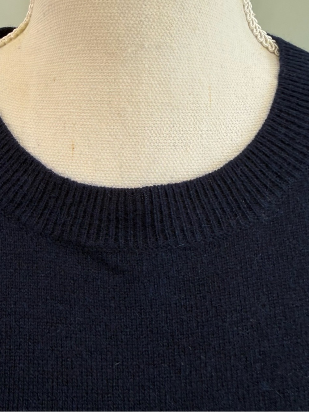 J. Crew Italian cashmere navy sweater szS - Picture 9 of 13